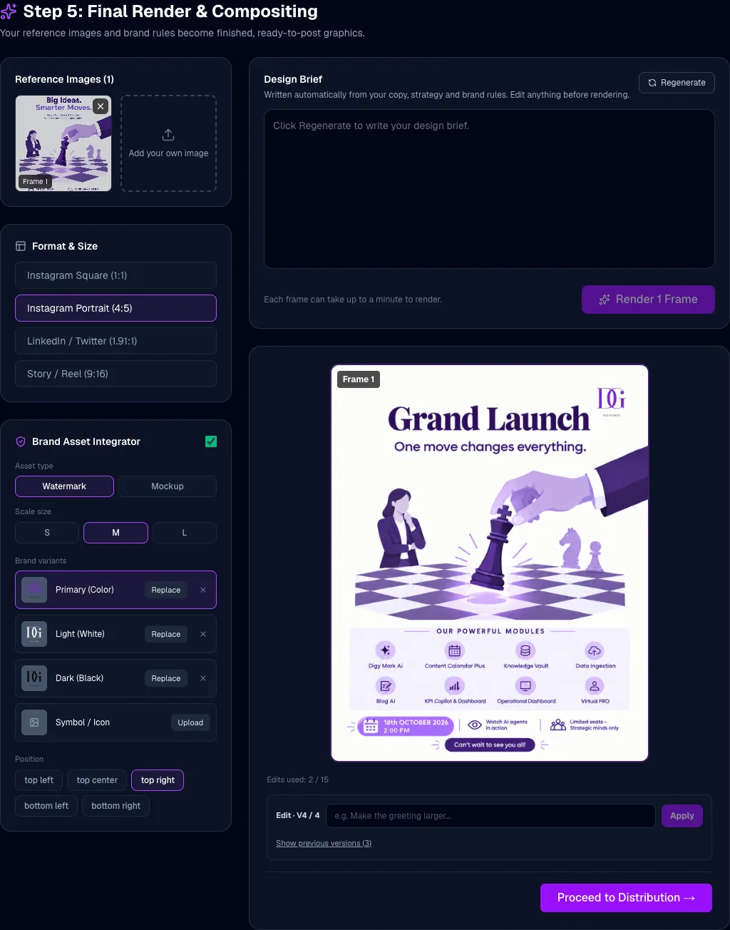 DigyMark AI finished campaign visuals